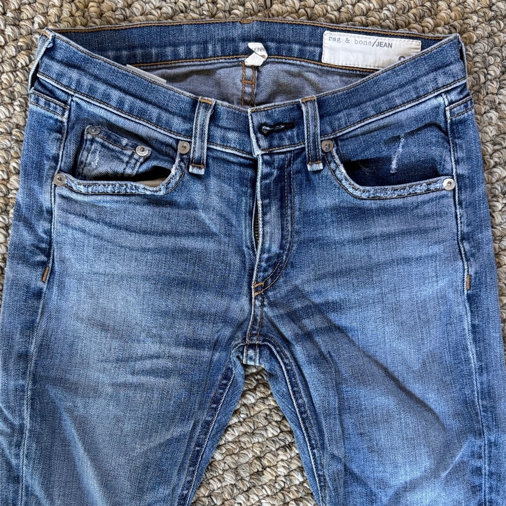 Rag&Bone Women's Skinny Jeans size 24 good condition inseam approx. 29 - Picture 2 of 8